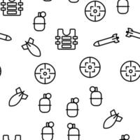 Army Military Vector Seamless Pattern