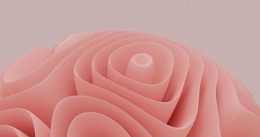 the abstract background uses an object in the lower center that uses a fold pattern resembling a flower with a light brown color, 3d rendering, and 4K size photo