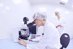 scientists working at the laboratory photo