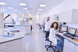 scientists working at the laboratory photo