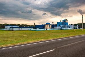 construcción de una moderna fábrica de almidón de procesamiento agrícola foto