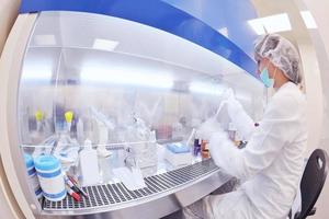 scientists working at the laboratory photo