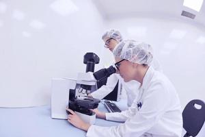 scientists working at the laboratory photo