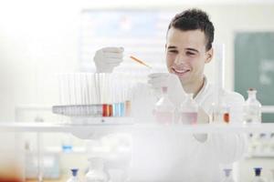 young scientist in lab photo