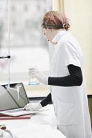 young woman in lab photo