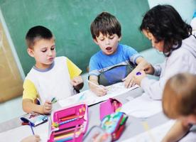 niños en edad preescolar foto