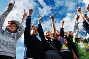 niños en edad preescolar foto