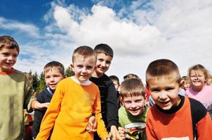 niños en edad preescolar foto