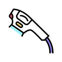 diode laser color icon vector illustration