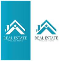 Real Estate Business Logo icon illustration Template, Building, Property Development, and Construction Logo Vector