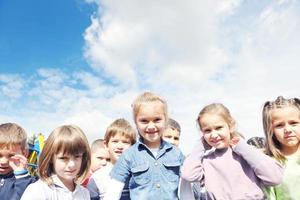 niños en edad preescolar foto