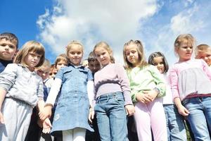 niños en edad preescolar foto