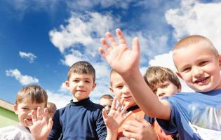 niños en edad preescolar foto