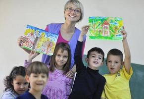 niños en edad preescolar foto