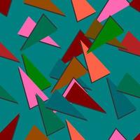 illustration vector graphic of seamless patern with abstract triangle