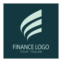 negocio finanzas y marketing logo vector ilustración plantilla icono diseño contabilidad financiera logo con moderno vector concepto