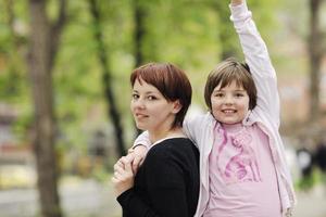 Mom and child photo