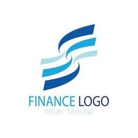 negocio finanzas y marketing logo vector ilustración plantilla icono diseño contabilidad financiera logo con moderno vector concepto