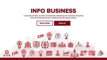 Info Business Landing Header Vector