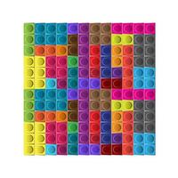 colorful brick game background pattern vector