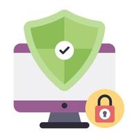 A premium download icon of system security vector