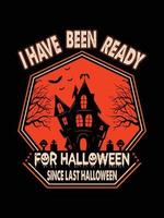 Halloween horror vintage t-shirt design, scary print template vector graphics, high-quality typography illustration shirt design