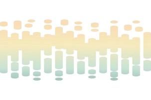 Rounded Lines Halftone on White Background vector