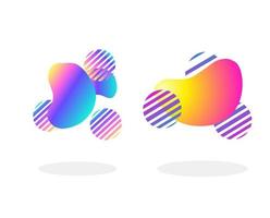 Collection of Liquid Gradient Illustrations vector