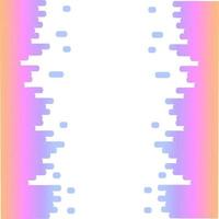 Rounded Lines Halftone Trasition on White Background vector