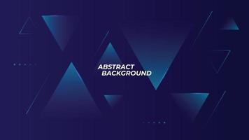 Dark blue futuristic background. Dynamic composition with overlay triangle shapes. Colorful geometry background for technology, sports, movement, speed concept. Vector illustration