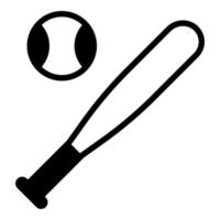 béisbol, icono del juego, diseño vectorial icono del día de la independencia de EE.UU. vector