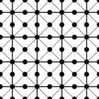 black and white circle dot vector pattern