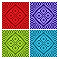 flat colorful beautiful decorative ethnic woven background texture 5 vector