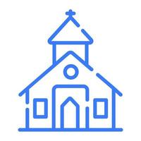 church, building icon, vector design usa independence day icon.