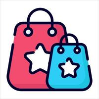 hand bag icon, vector design usa independence day icon.