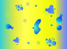 Abstract Liquid Shape Background Gradation vector