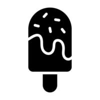 icono de palo de helado, diseño vectorial icono del día de la independencia de EE.UU. vector