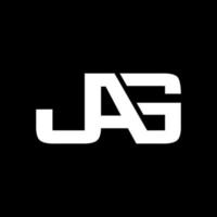 letter JAG initial monogram logo template vector