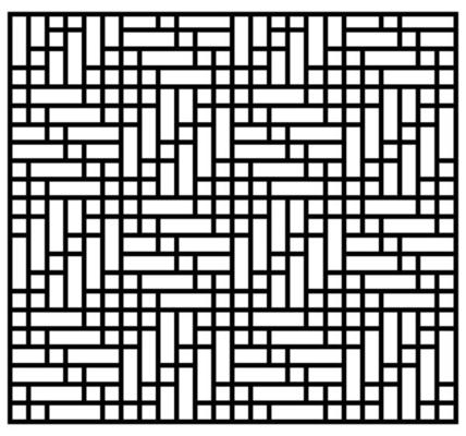 black and white abstract geometric decorative pattern