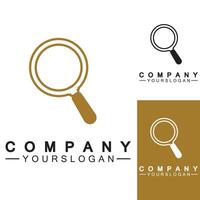 Magnifying glass line icon, outline vector sign, Search symbol, logo illustration.