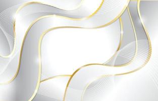 Gold And White Luxury Background vector