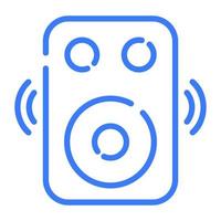 speaker, woofer icon, vector design usa independence day icon.