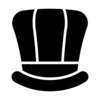 gorra, icono de sombrero, diseño vectorial icono del día de la independencia de EE.UU. vector