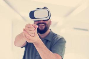 Man with VR headset photo