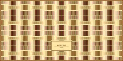 multiple bars pattern with different size vector