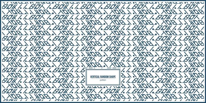 diseño de patrón de forma aleatoria moderno vertical vector