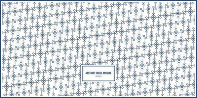 abstract circle and line pattern vector