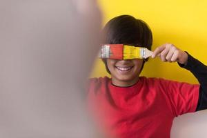 boy painter portrait photo