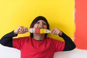 boy painter portrait photo