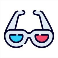 glasses, sunglasses icon, vector design usa independence day icon.